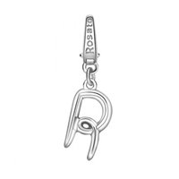 Charm Rosato Donna Alphabet in Argento RAL044 - RAL044